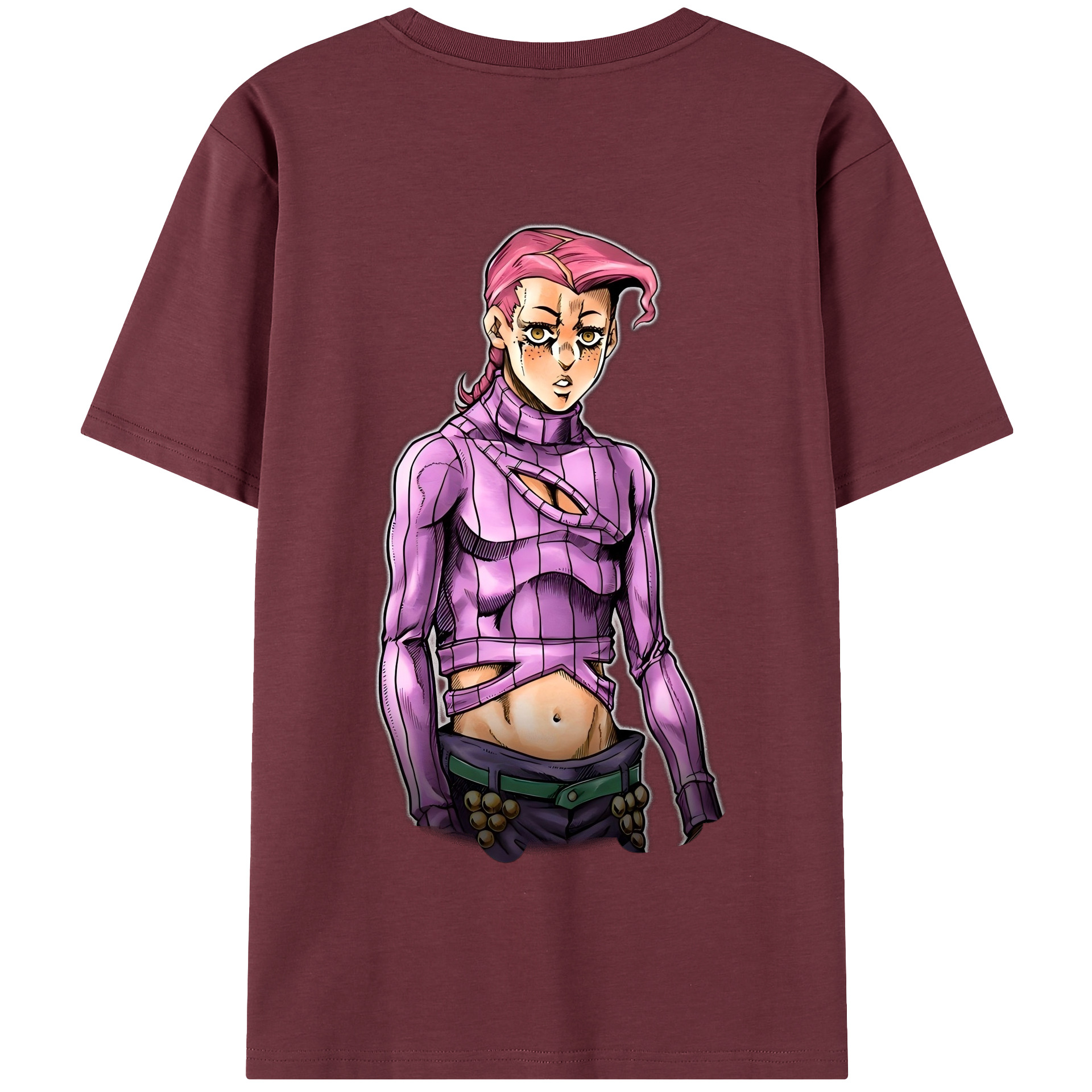 （画像用） ジョジョの奇妙な冒険 ビネガー?ドッピオ JoJo's Bizarre Adventure Vinegar Doppio 綿100％半袖Tシャツ（背面プリント）